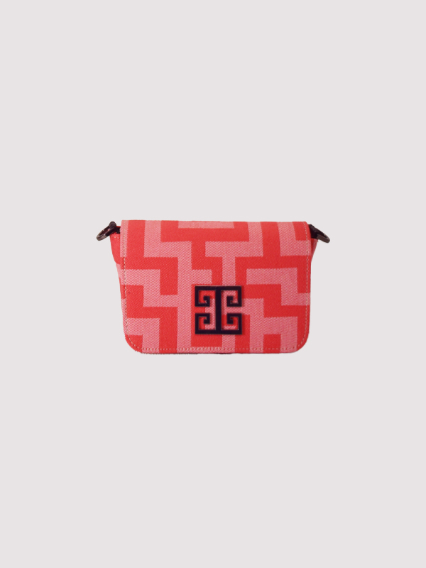 AGAPI - CLASSIC Pattern - Κόκκινο - EL Ιμάντας - Mini Τσάντα
