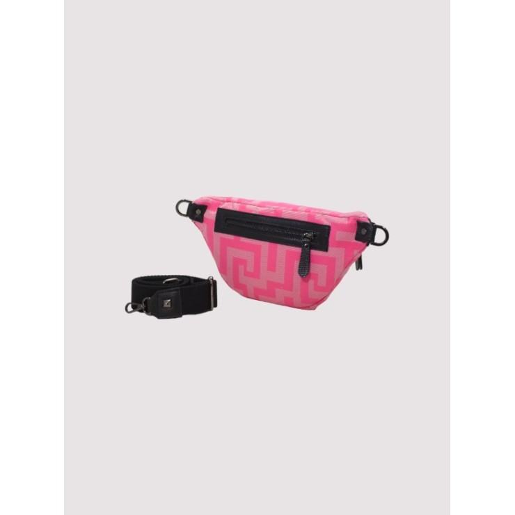 DORIS SMALL - CLASSIC Pattern - Ροζ - EL Βαμβακερός Ιμάντας - Τσάντα Μέσης