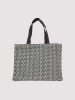 SHOPPER - ΜΙΝΙ CLASSIC Pattern - Εκρού/Μαύρο - Τσάντα Shopper